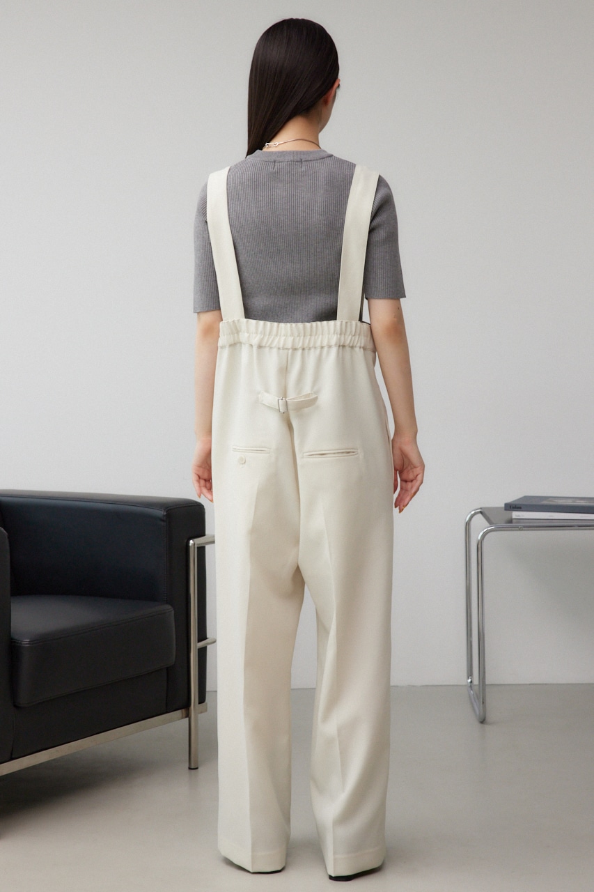 AZUL BY MOUSSY | リネンライクワイドハイウエストサロペット