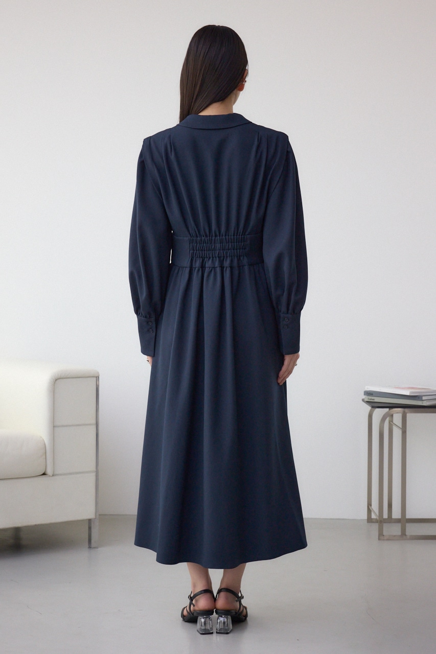 AZUL BY MOUSSY | ウエストタック切り替えフレアワンピース