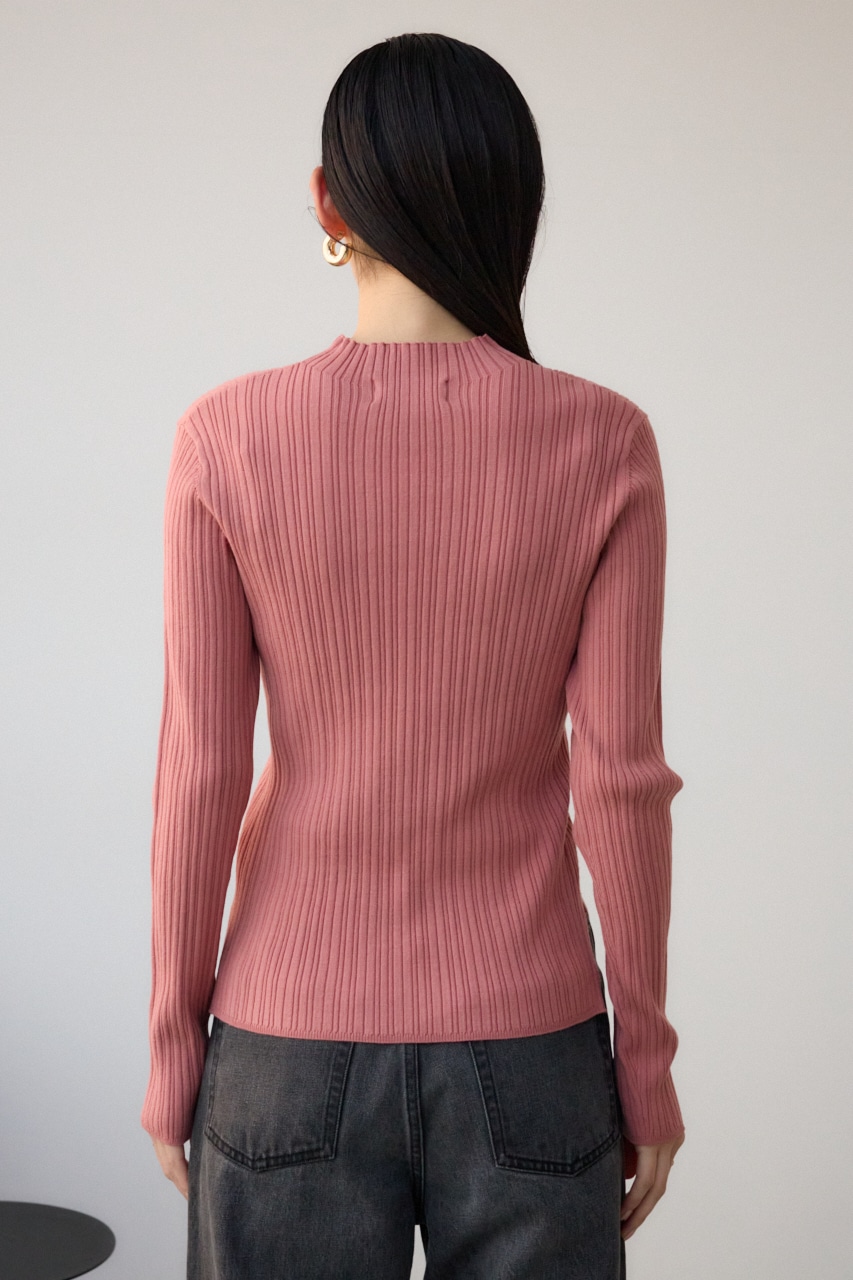 AZUL BY MOUSSY | ランダムリブハイネックニットトップス (ニット