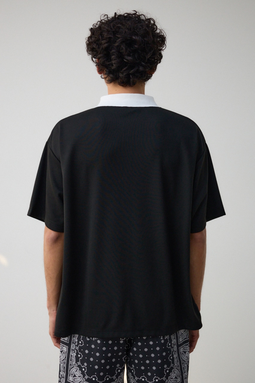 AZUL BY MOUSSY | オーバーサイズジャガードニットポロ (ニット