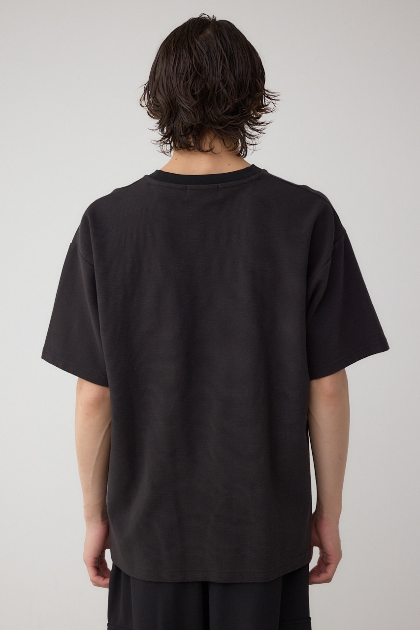 AZUL BY MOUSSY | スタッズポケットリップルTシャツ (Tシャツ