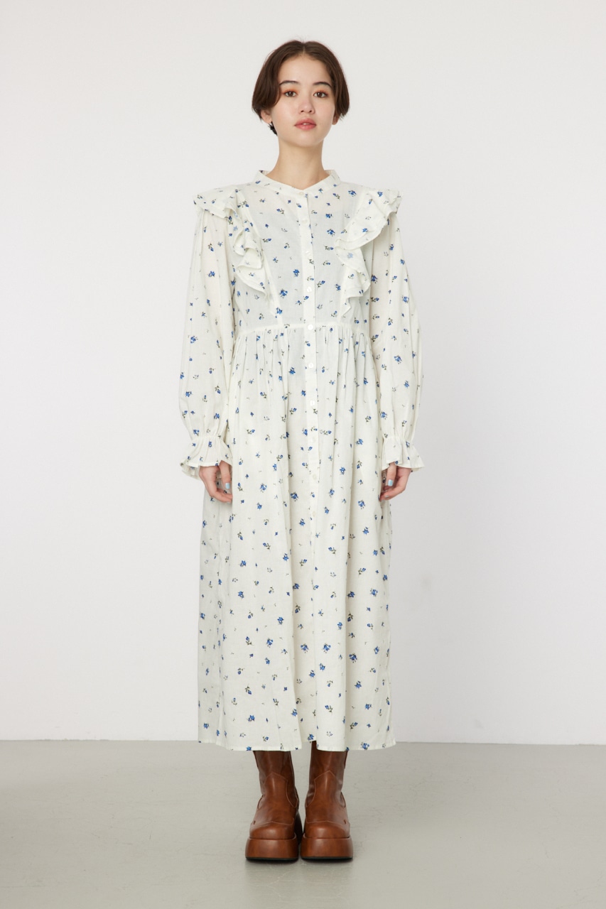 RODEO CROWNS WIDE BOWL | フラワーパターンフリルワンピース