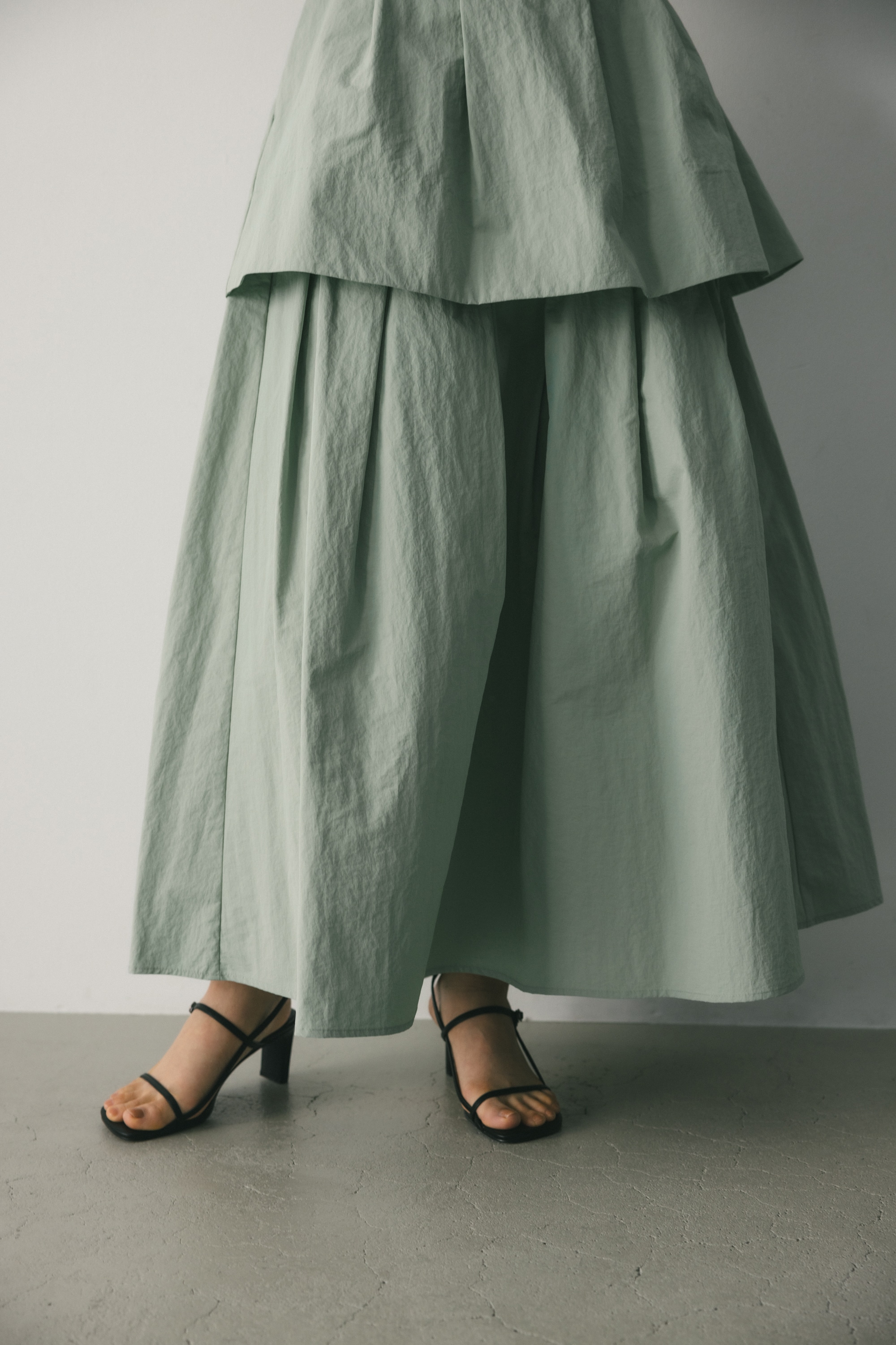 STYLEMIXER | ティアードフレアスカート (スカート(ロング) ) |SHEL