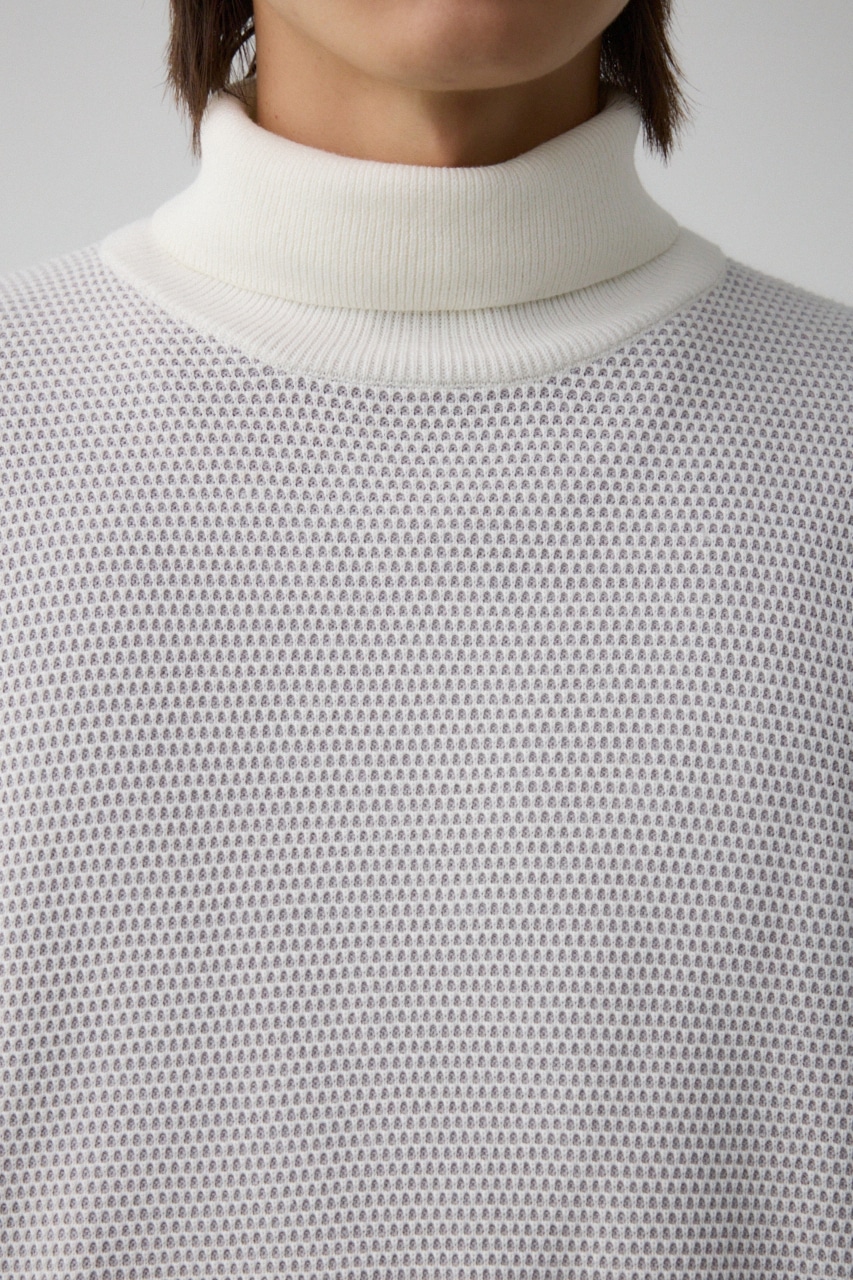 AZUL BY MOUSSY | ハニカムタートルネックニット (ニット ) |SHEL'TTER