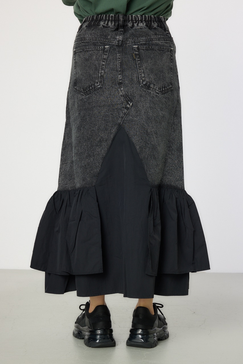 RODEO CROWNS WIDE BOWL | ケミカルデニム×ミリタリースカート