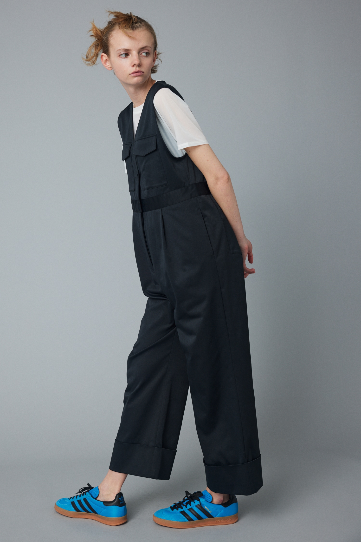 HeRIN.CYE | V neck all in one (ワンピース(ミニ・ミディアム