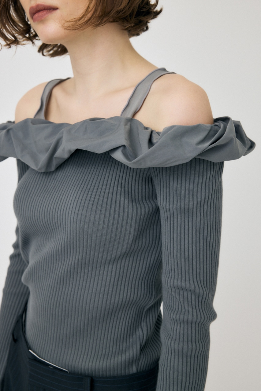 MOUSSY | PUFF SHOULDER トップス (Tシャツ・カットソー(長袖) ) |SHEL