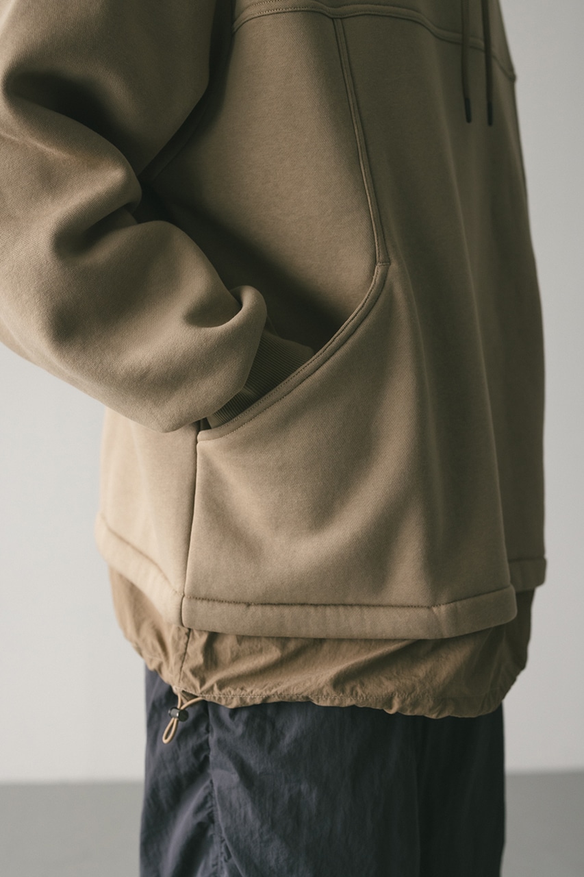 STYLEMIXER | コンビネーションハイネックプルオーバー (スウェット