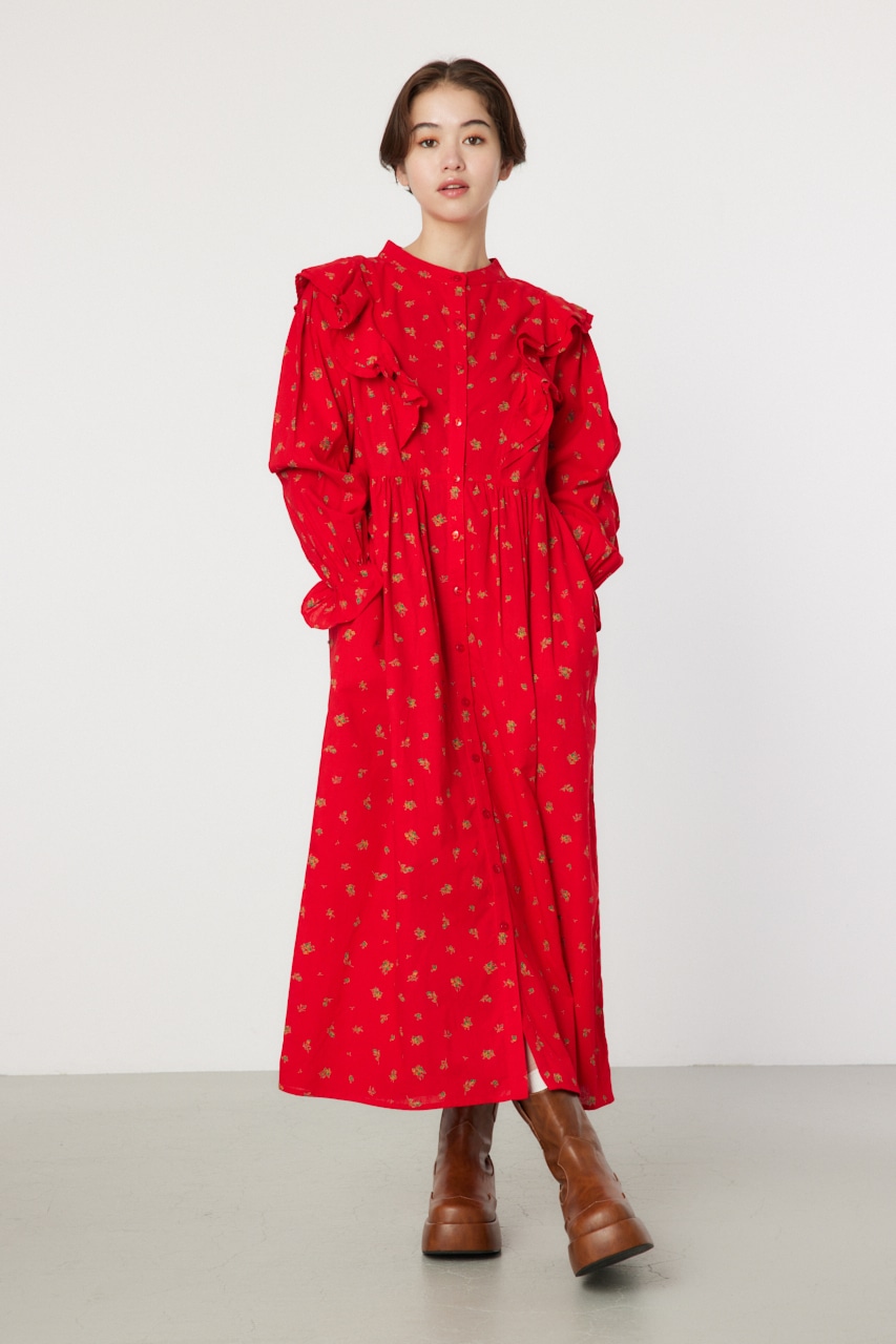 RODEO CROWNS WIDE BOWL | フラワーパターンフリルワンピース