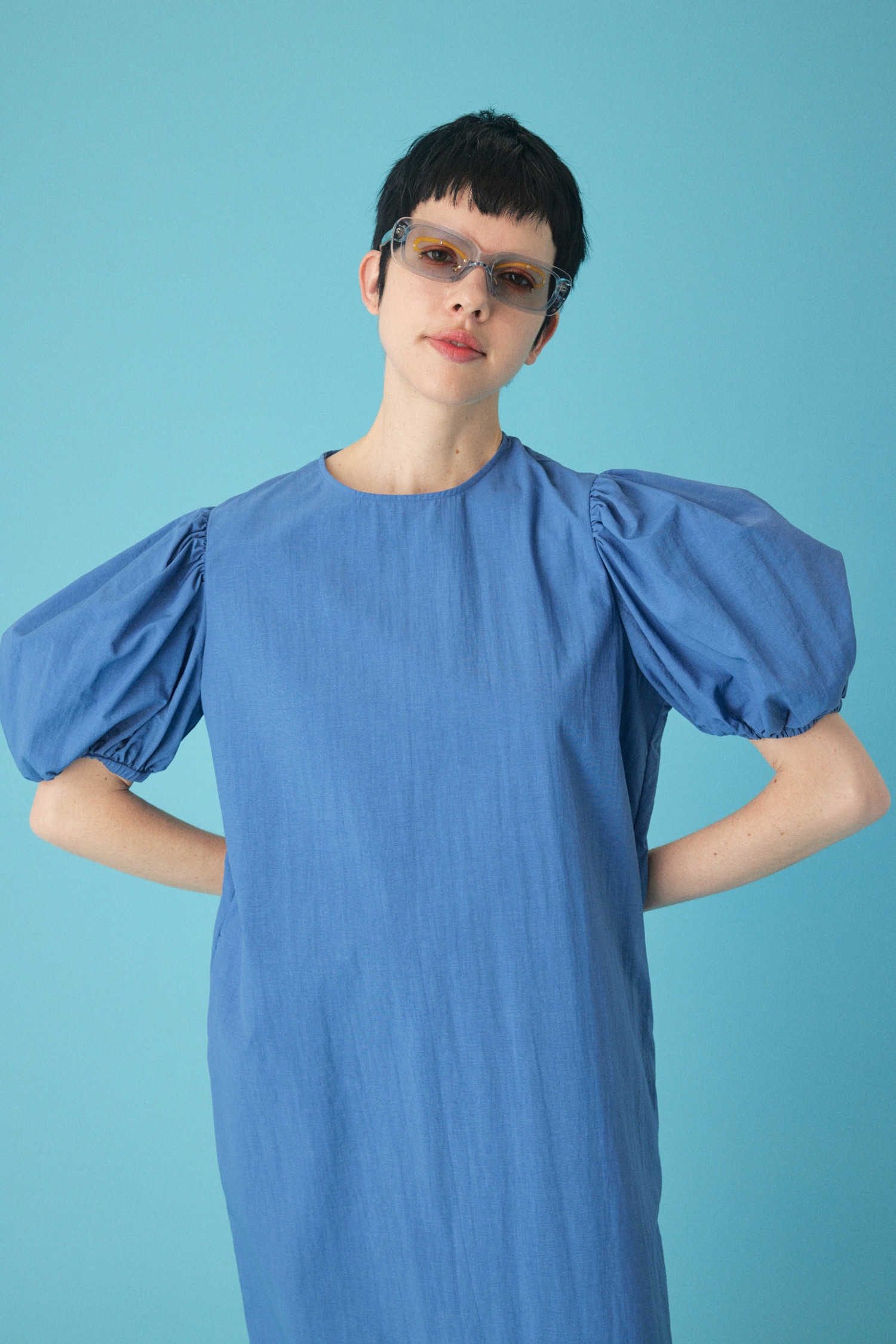 HeRIN.CYE | Balloon sleeve dress (ワンピース(ミニ・ミディアム