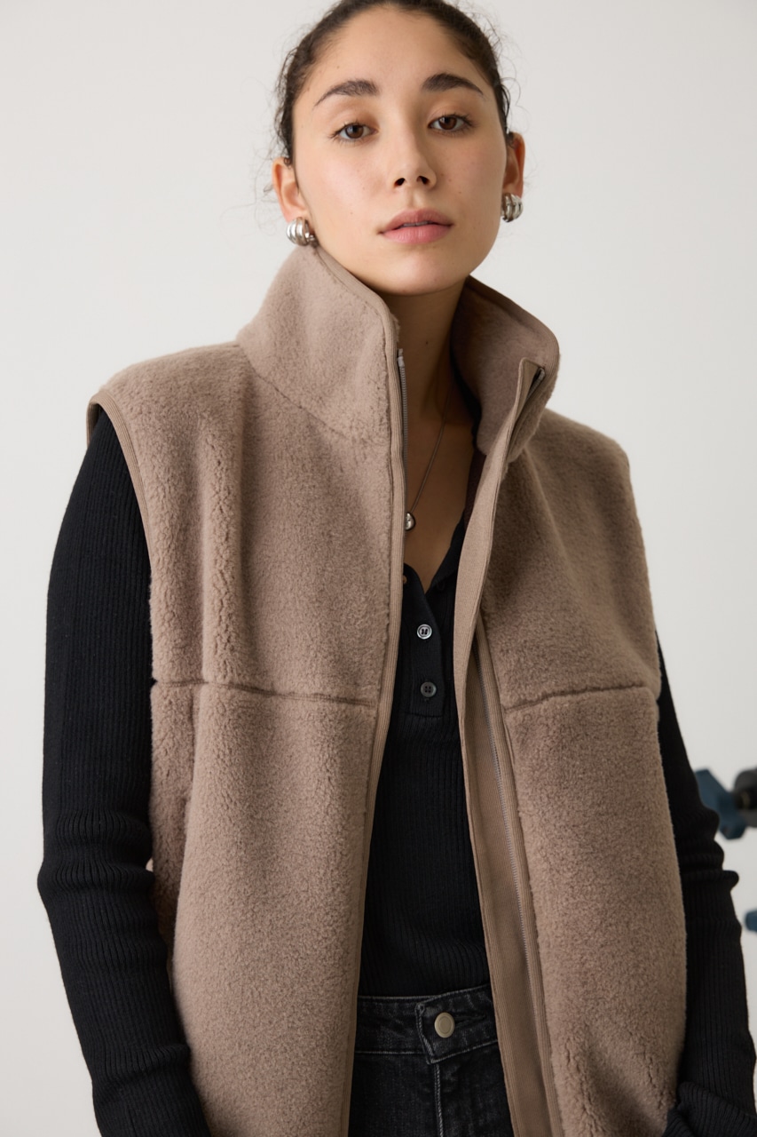 AZUL BY MOUSSY | ボアドッキングベスト (ベスト ) |SHEL'TTER WEBSTORE