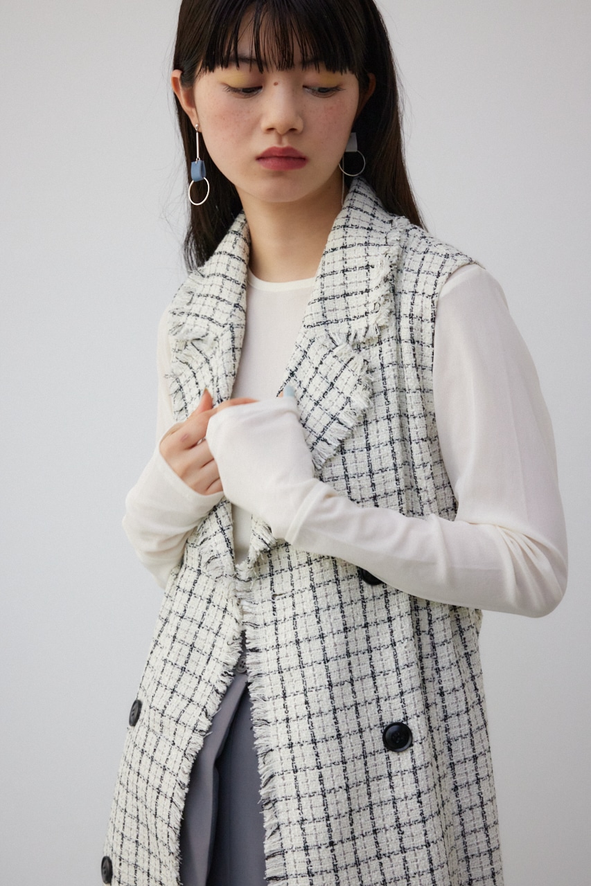 AZUL BY MOUSSY | ツイードジレワンピース (ワンピース(ロング