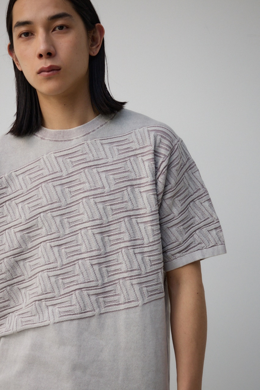 AZUL BY MOUSSY | モノグラムジャガードニットトップス (ニット