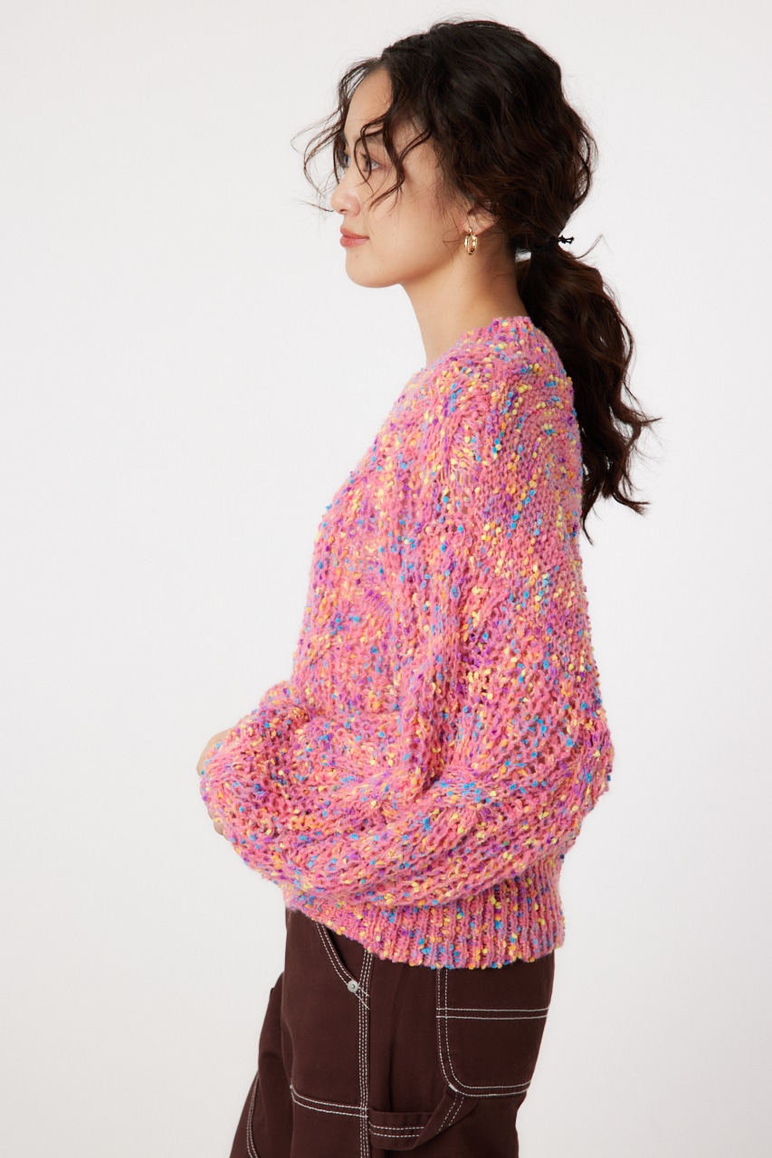 RODEO CROWNS WIDE BOWL | マルチカラーネップニット (ニット ) |SHEL