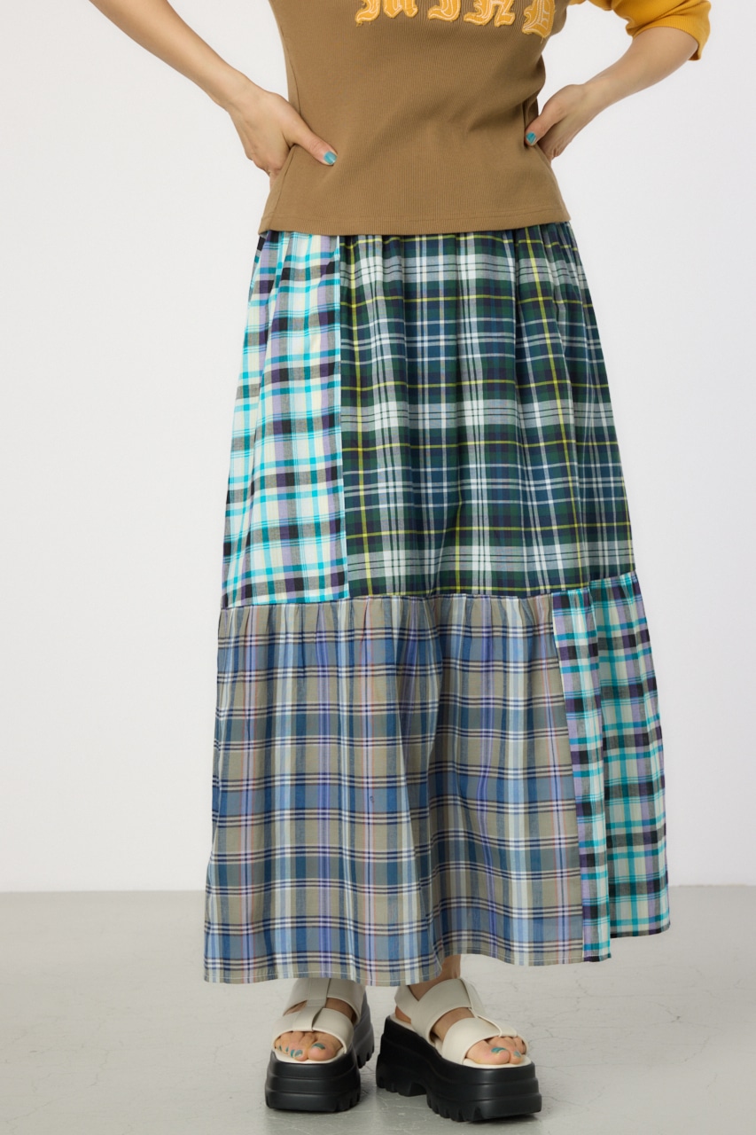 RODEO CROWNS WIDE BOWL | クレイジーチェックスカート (スカート
