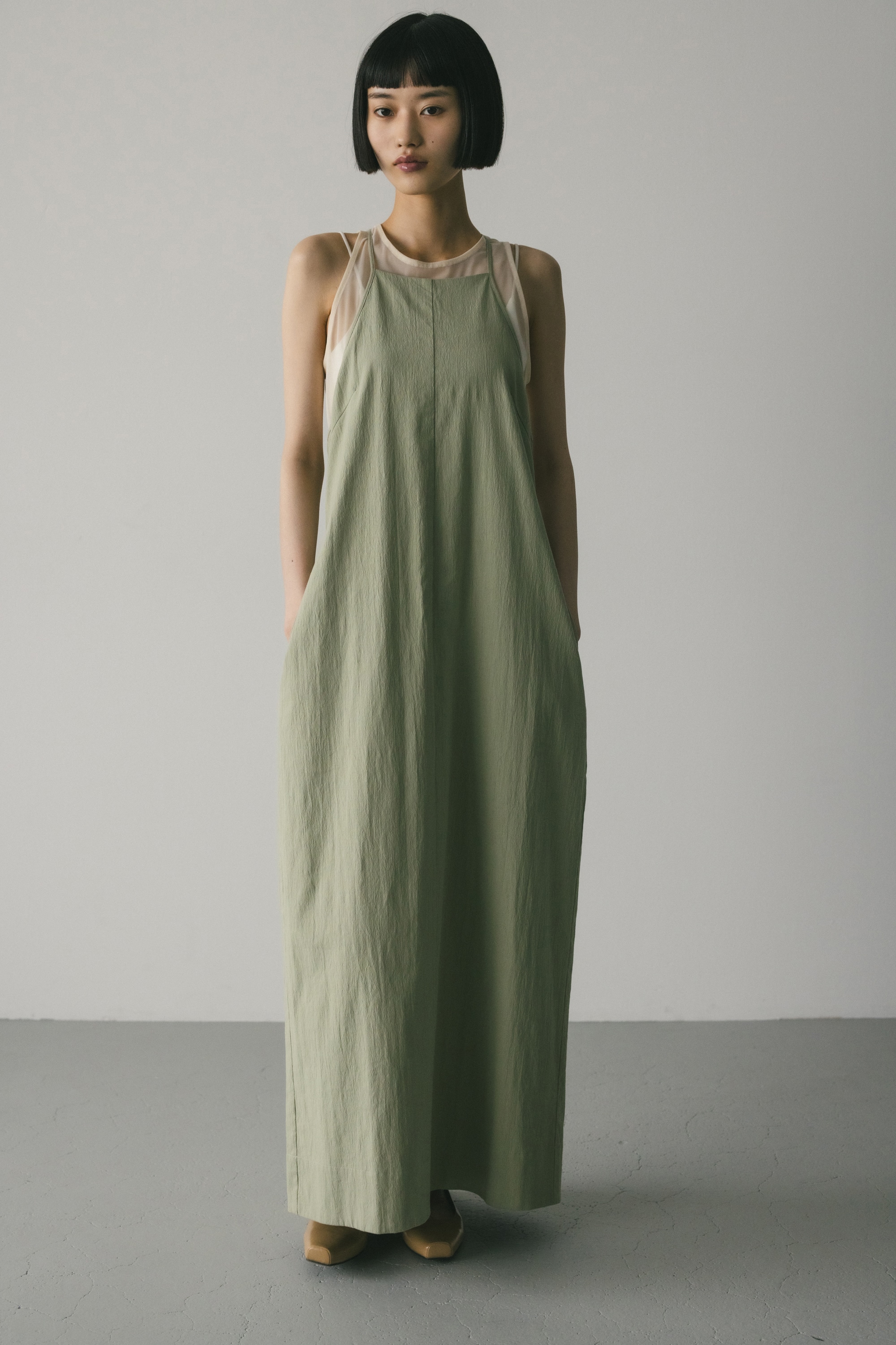 STYLEMIXER | バッククロスアメスリキャミワンピース (ワンピース(ミニ