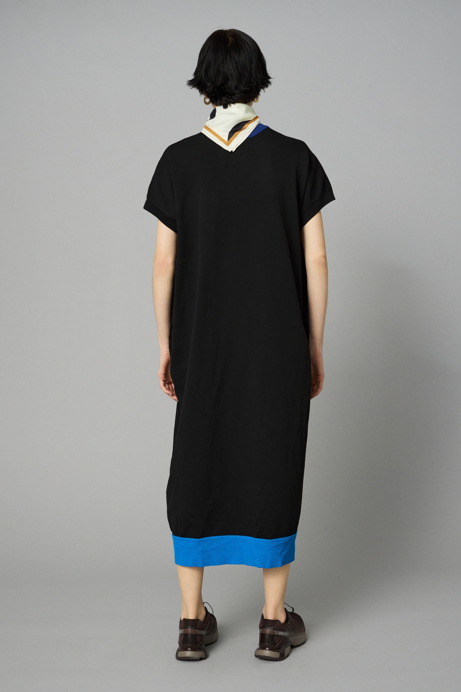 HeRIN.CYE | Attachmment knit one piece (ワンピース(ミニ