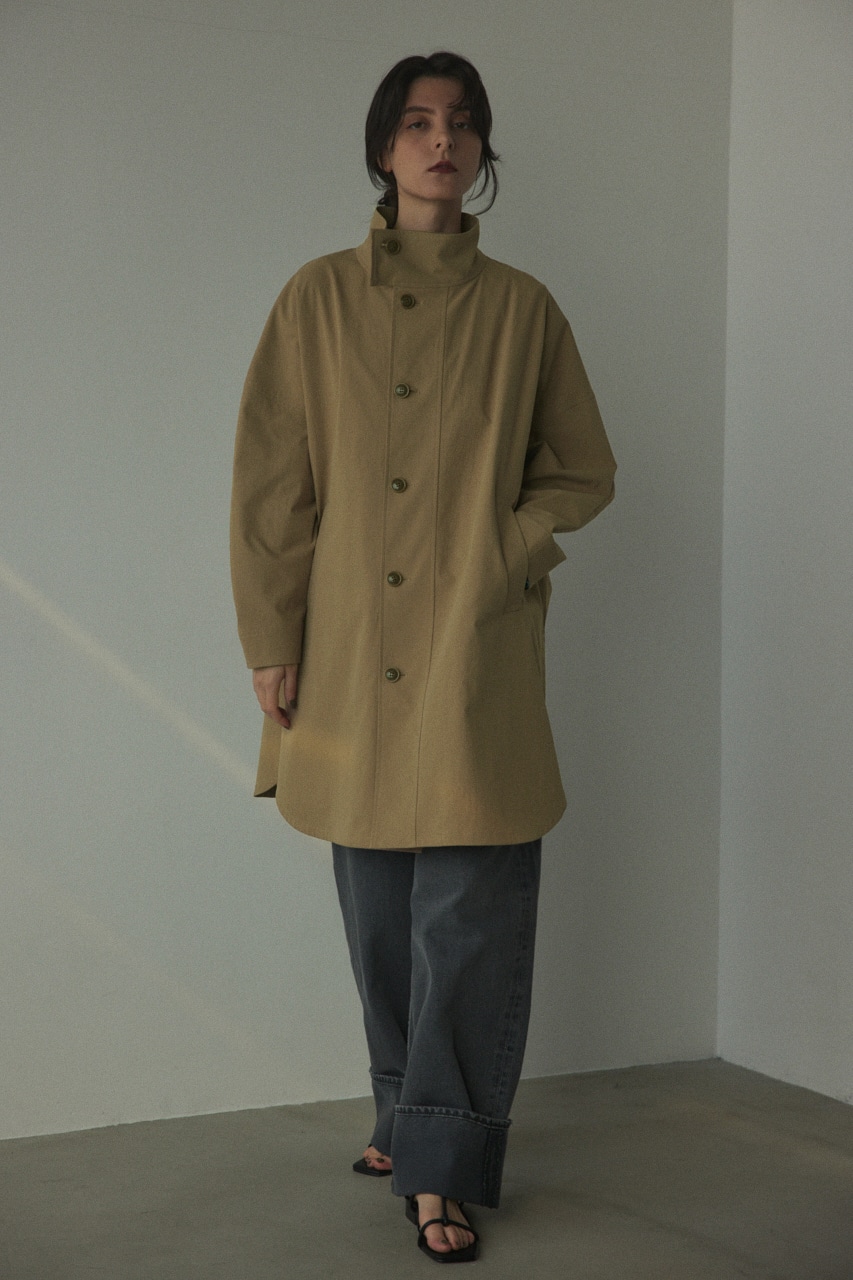 BLACK BY MOUSSY | big stand collar coat (コート ) |SHEL'TTER WEBSTORE