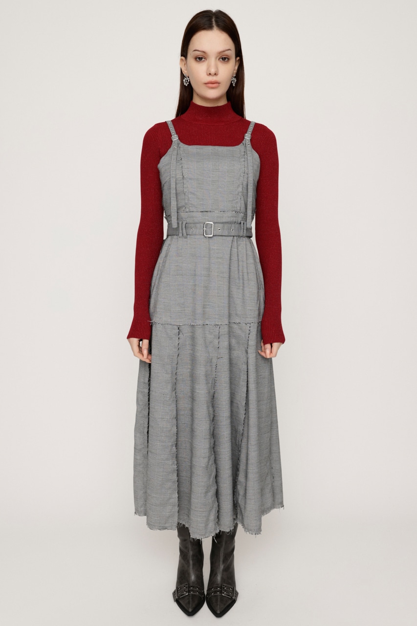 SLY | PLEATS BELTED ロングワンピース (ワンピース(ロング） ) |SHEL