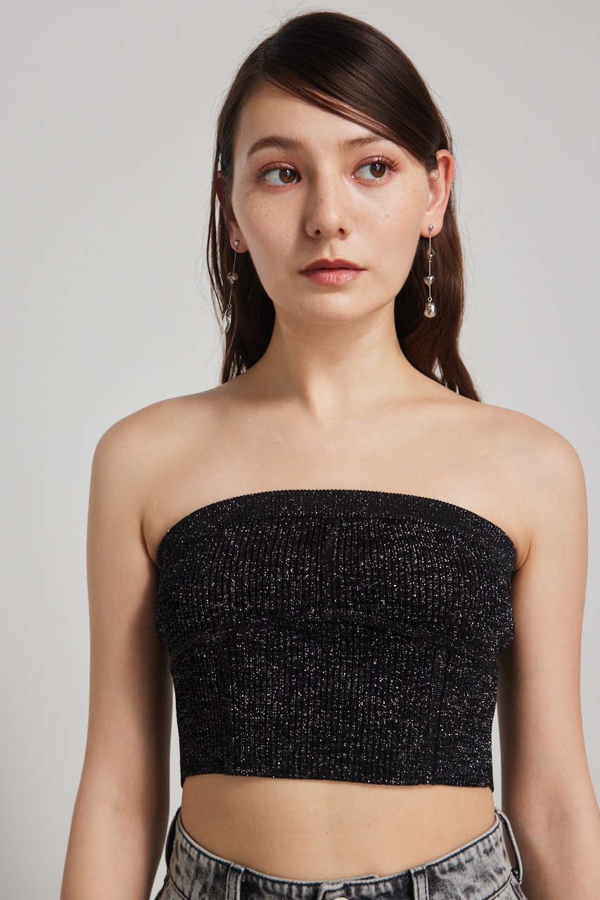 rienda | ビスチェライクKnitベアTOP (ベアトップ ) |SHEL'TTER WEBSTORE