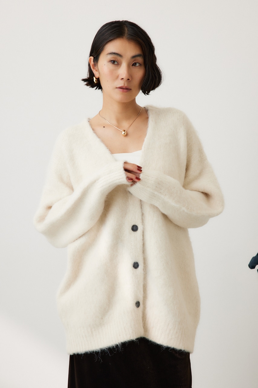 AZUL BY MOUSSY | シャギーVネックカーディガン (カーディガン ) |SHEL