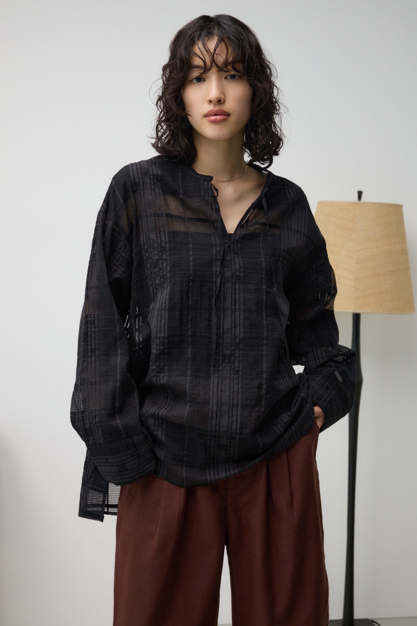 AZUL BY MOUSSY | シアースキッパーブラウス (シャツ・ブラウス