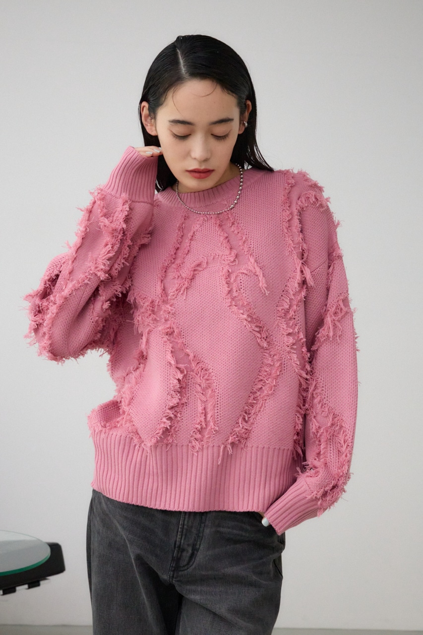 AZUL BY MOUSSY | フリンジニットトップス (ニット ) |SHEL'TTER WEBSTORE