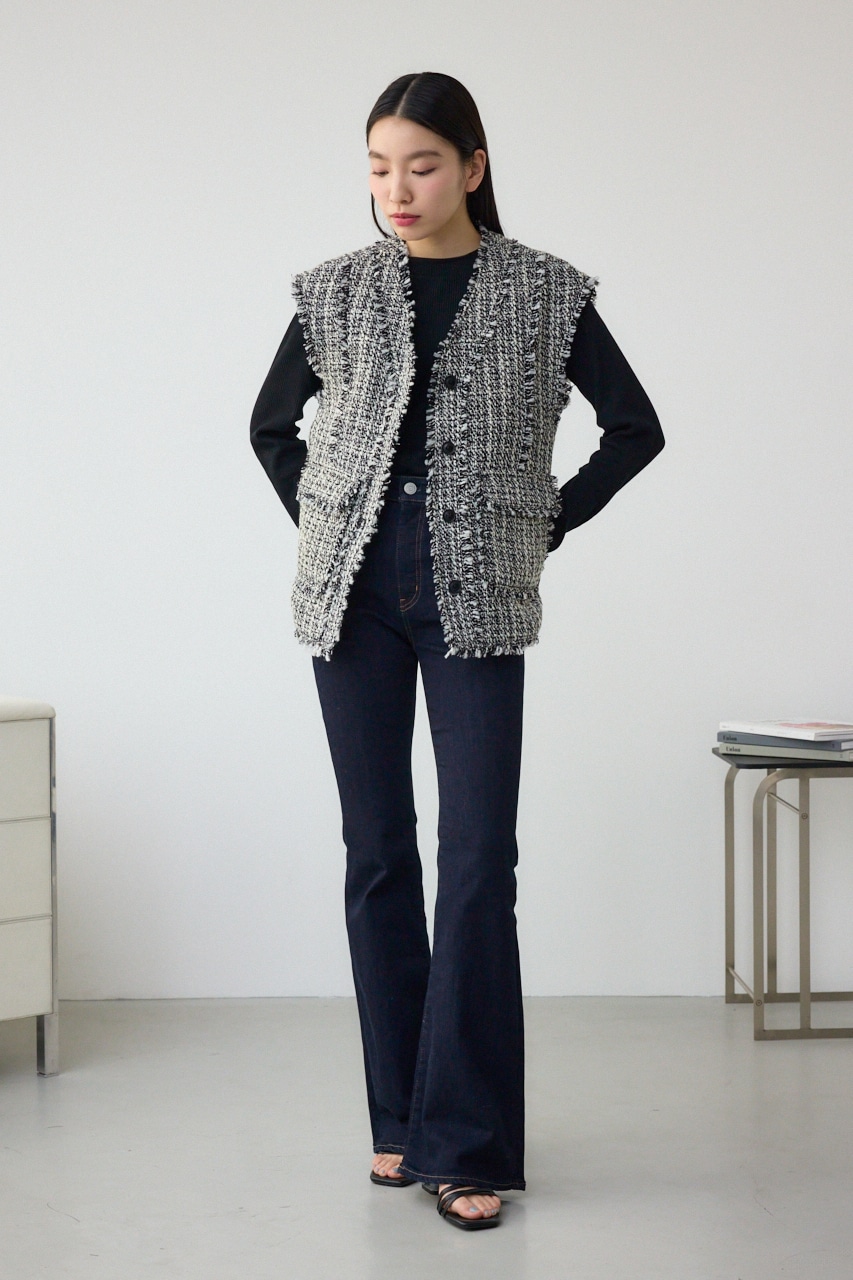 AZUL BY MOUSSY | ツイードフリンジベスト (ベスト ) |SHEL'TTER WEBSTORE