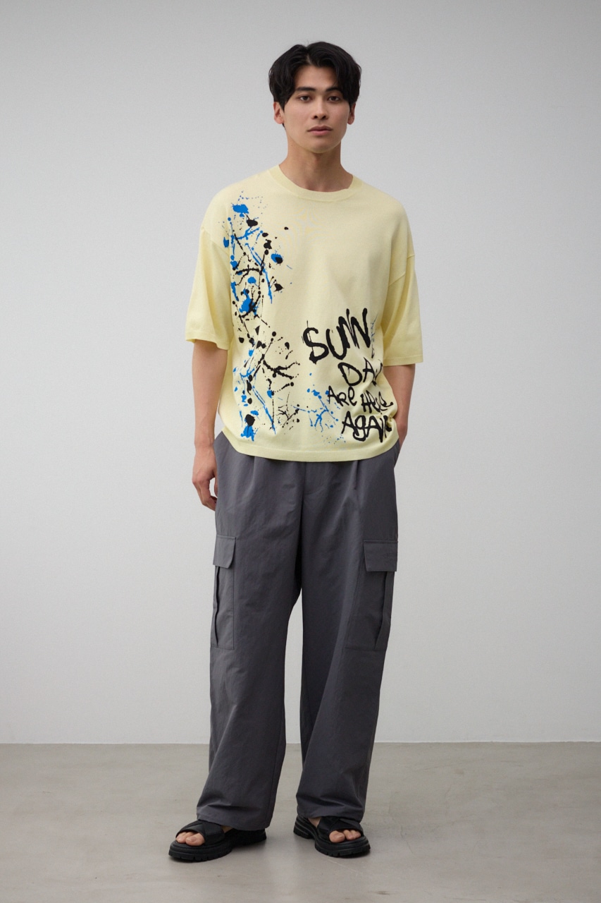 AZUL BY MOUSSY | ペイントグラフィックニットトップス (ニット