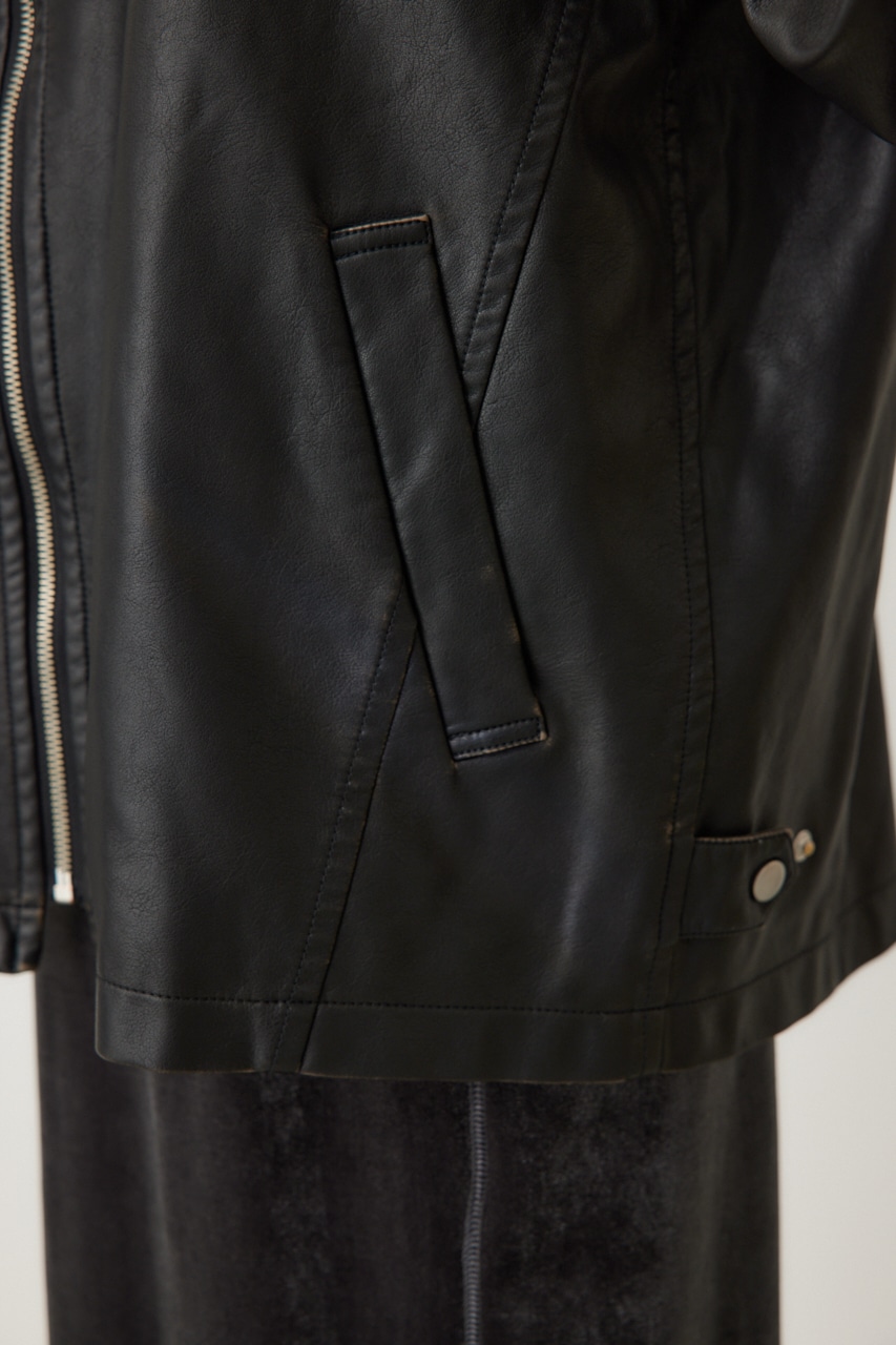 AZUL BY MOUSSY | ヴィンテージライクレザージャケット (ジャケット