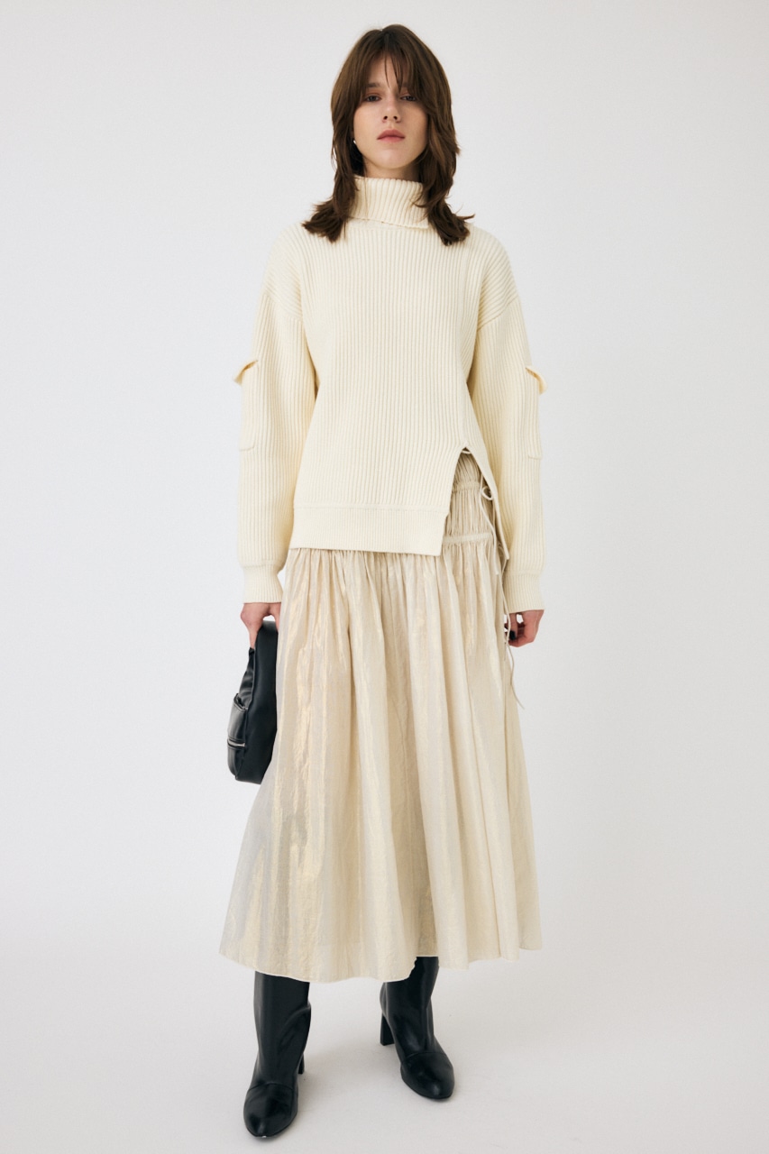 MOUSSY | SHIRRING ロングスカート (スカート(ロング) ) |SHEL'TTER