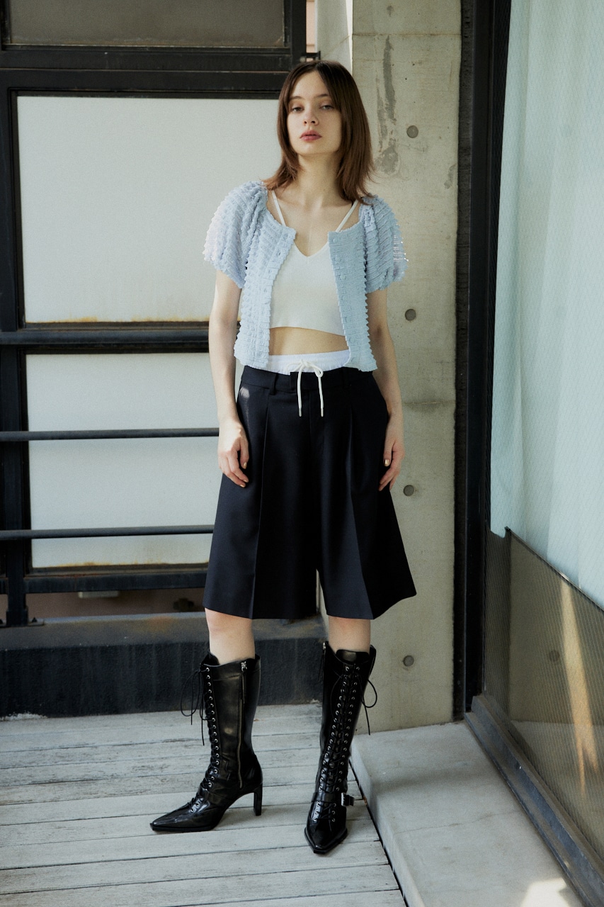 SLY | FRILL PUFF CUT トップス (Tシャツ・カットソー(半袖) ) |SHEL