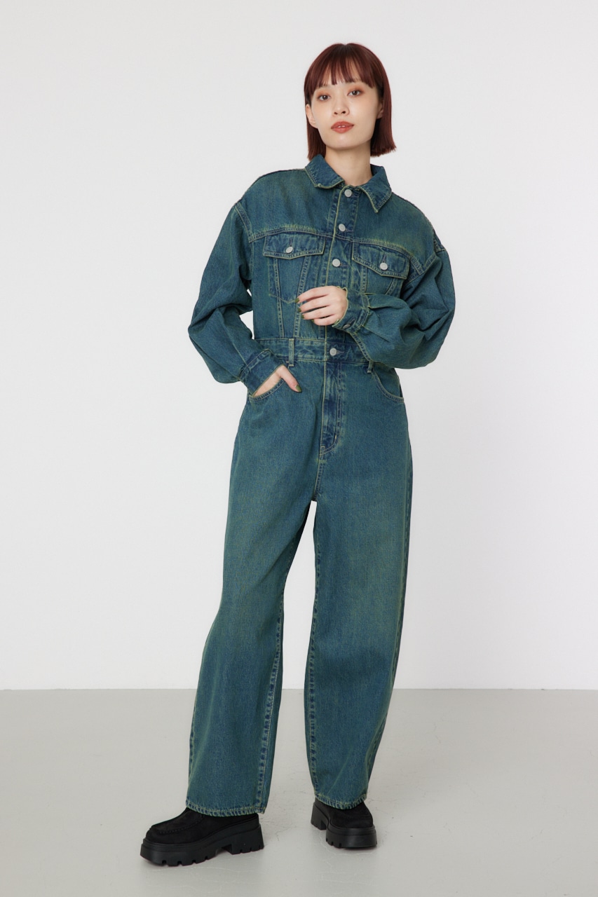 RODEO CROWNS WIDE BOWL | DENIM ジャンプスーツ (オールインワン