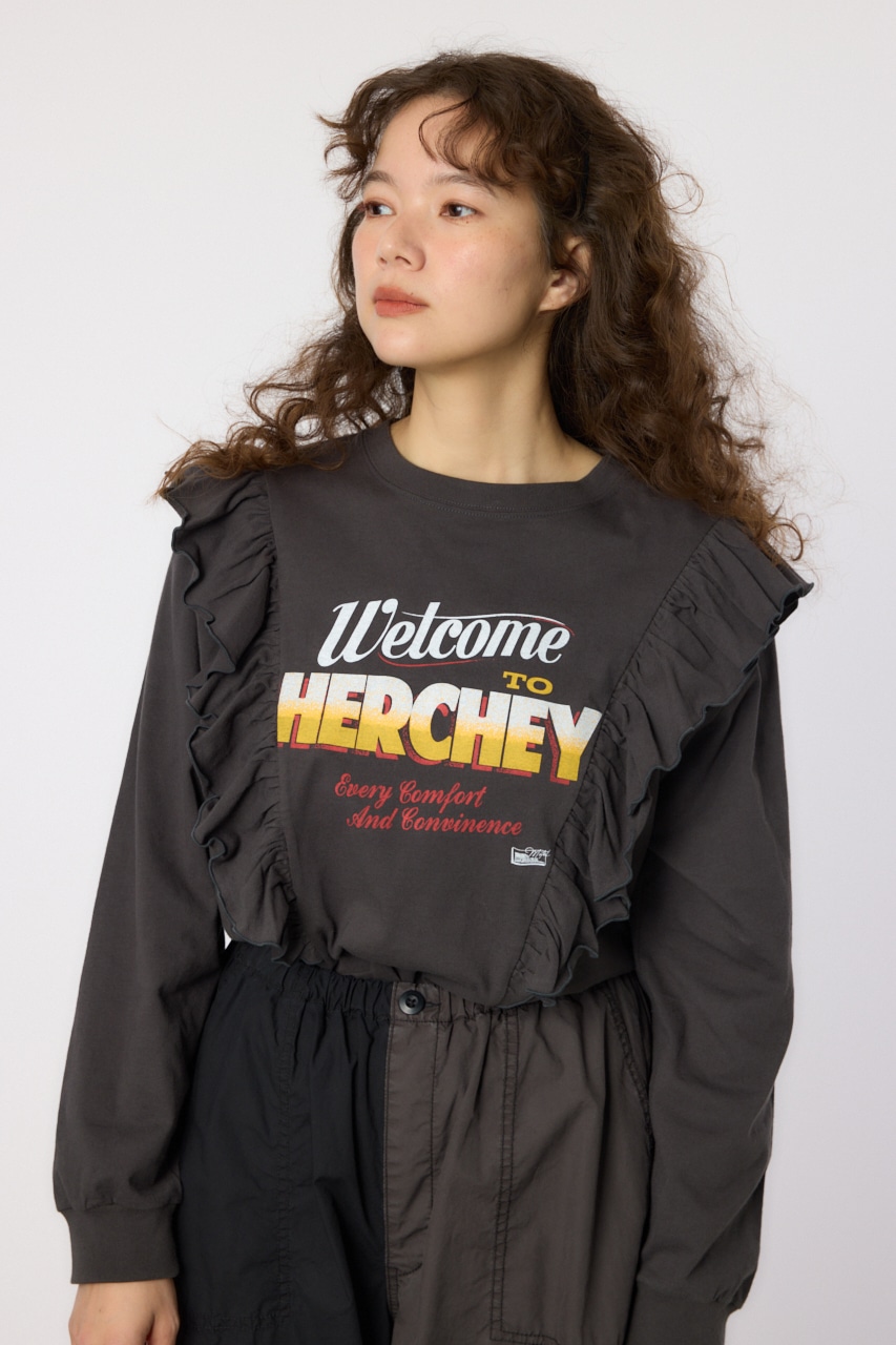 RODEO CROWNS WIDE BOWL | HERCHEYフリル ロングスリーブTシャツ (T