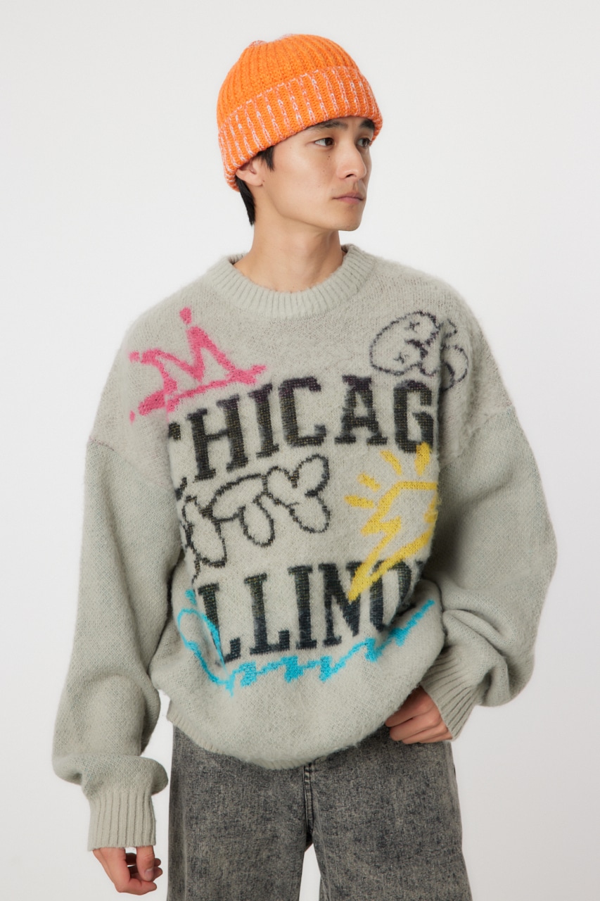 RODEO CROWNS WIDE BOWL | rakugaki JQD ニット (ニット ) |SHEL'TTER