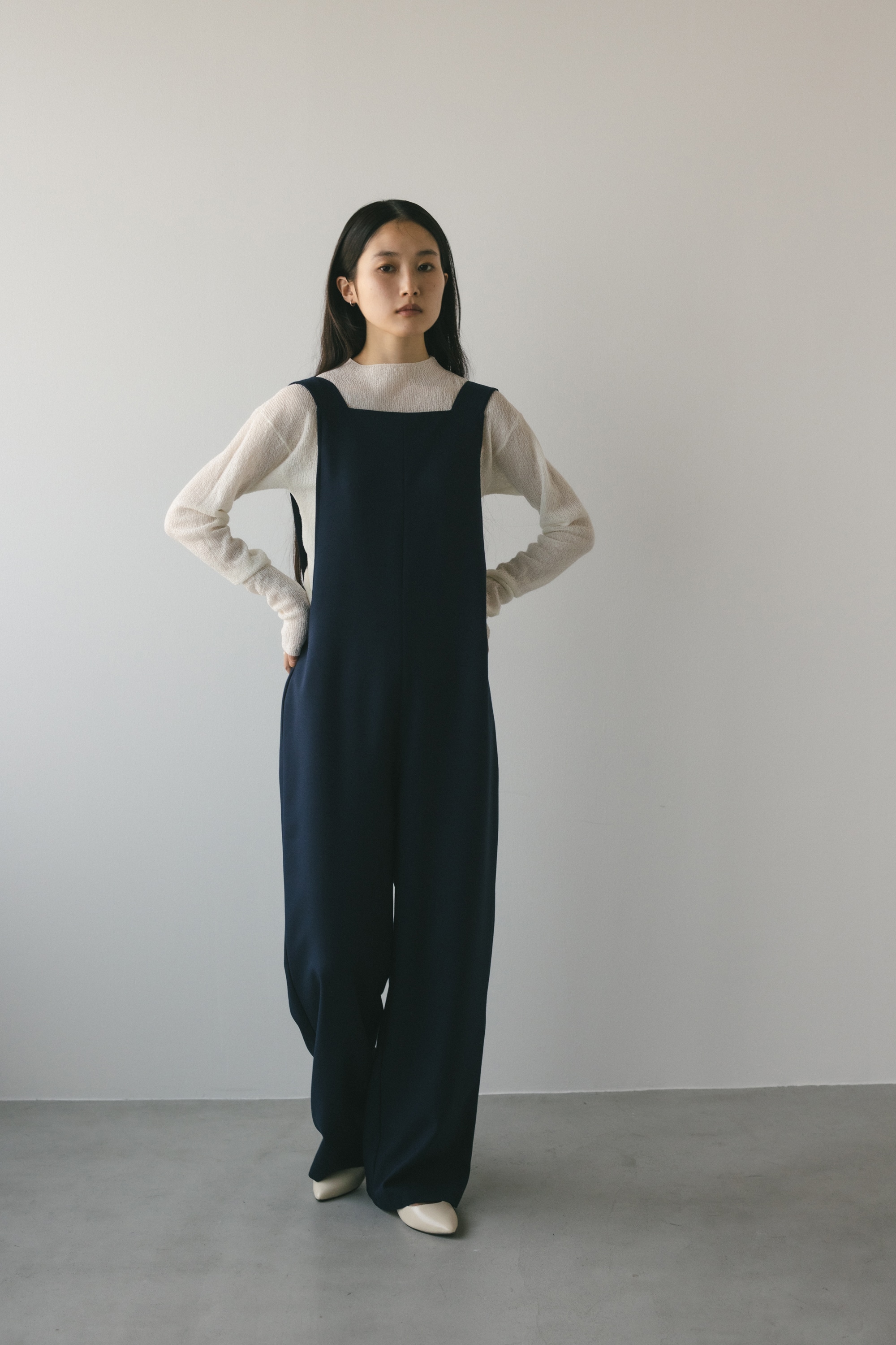 STYLEMIXER | スクエアネックオールインワン (ワンピース(ミニ