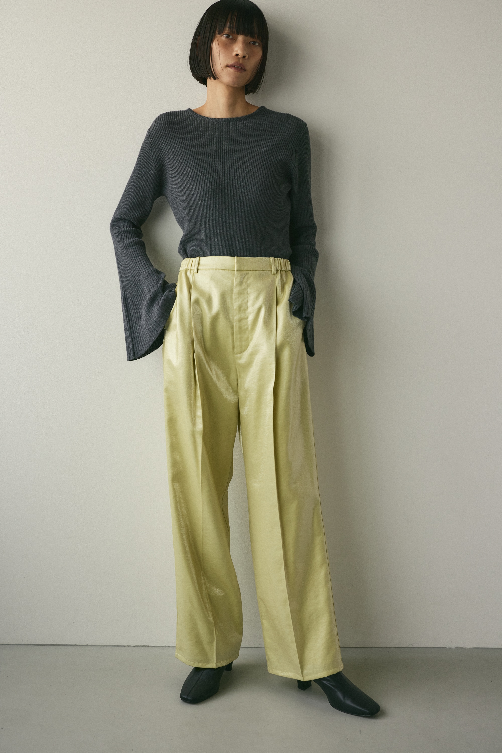 STYLEMIXER | サテンタックパンツ (パンツ ) |SHEL'TTER WEBSTORE