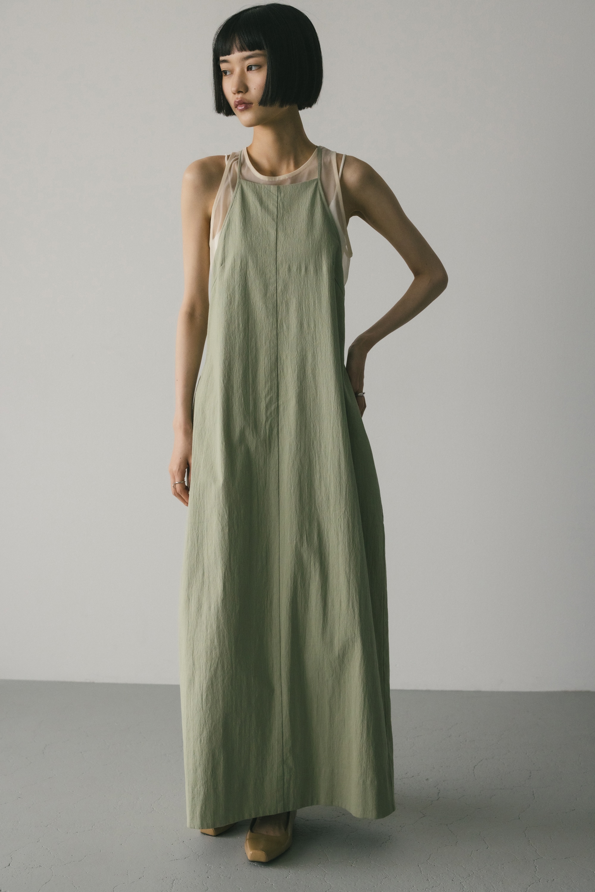 STYLEMIXER | バッククロスアメスリキャミワンピース (ワンピース(ミニ