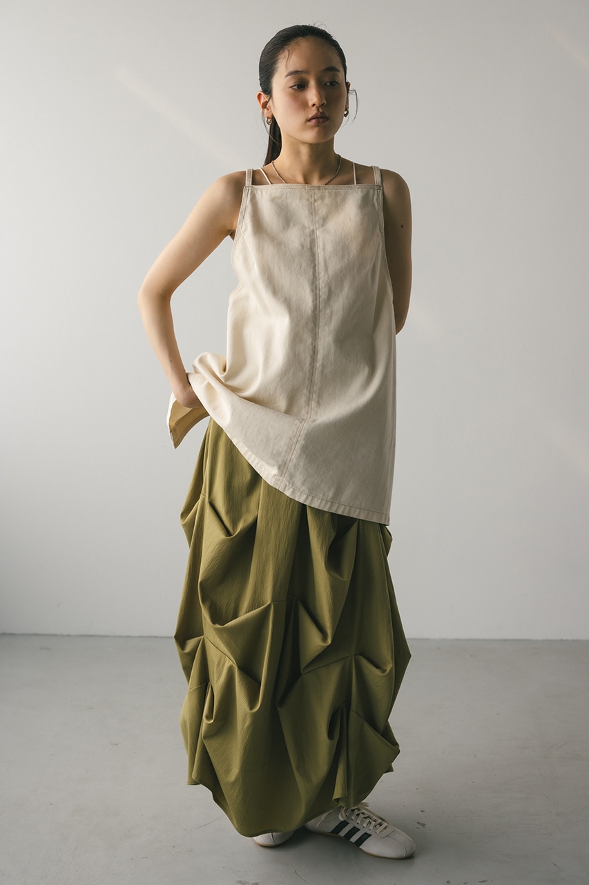 STYLEMIXER | ランダムタッキングスカート (スカート(ロング) ) |SHEL