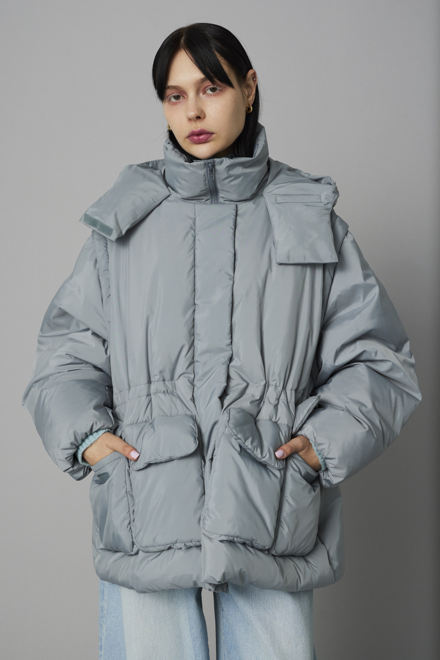 HeRIN.CYE | Pocket down jacket (コート ) |SHEL'TTER WEBSTORE