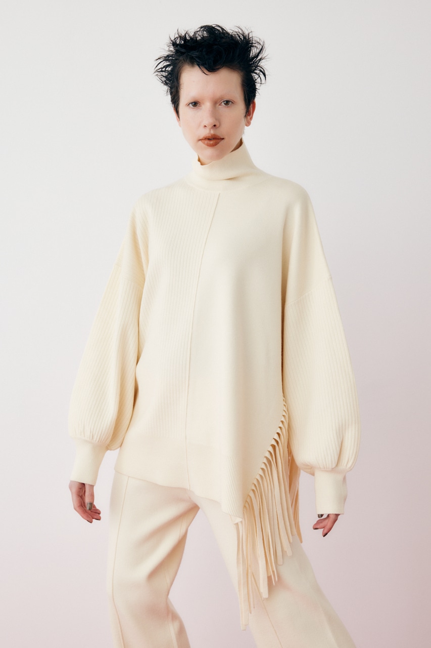 HeRIN.CYE | Fringe knit tops (ニット ) |SHEL'TTER WEBSTORE