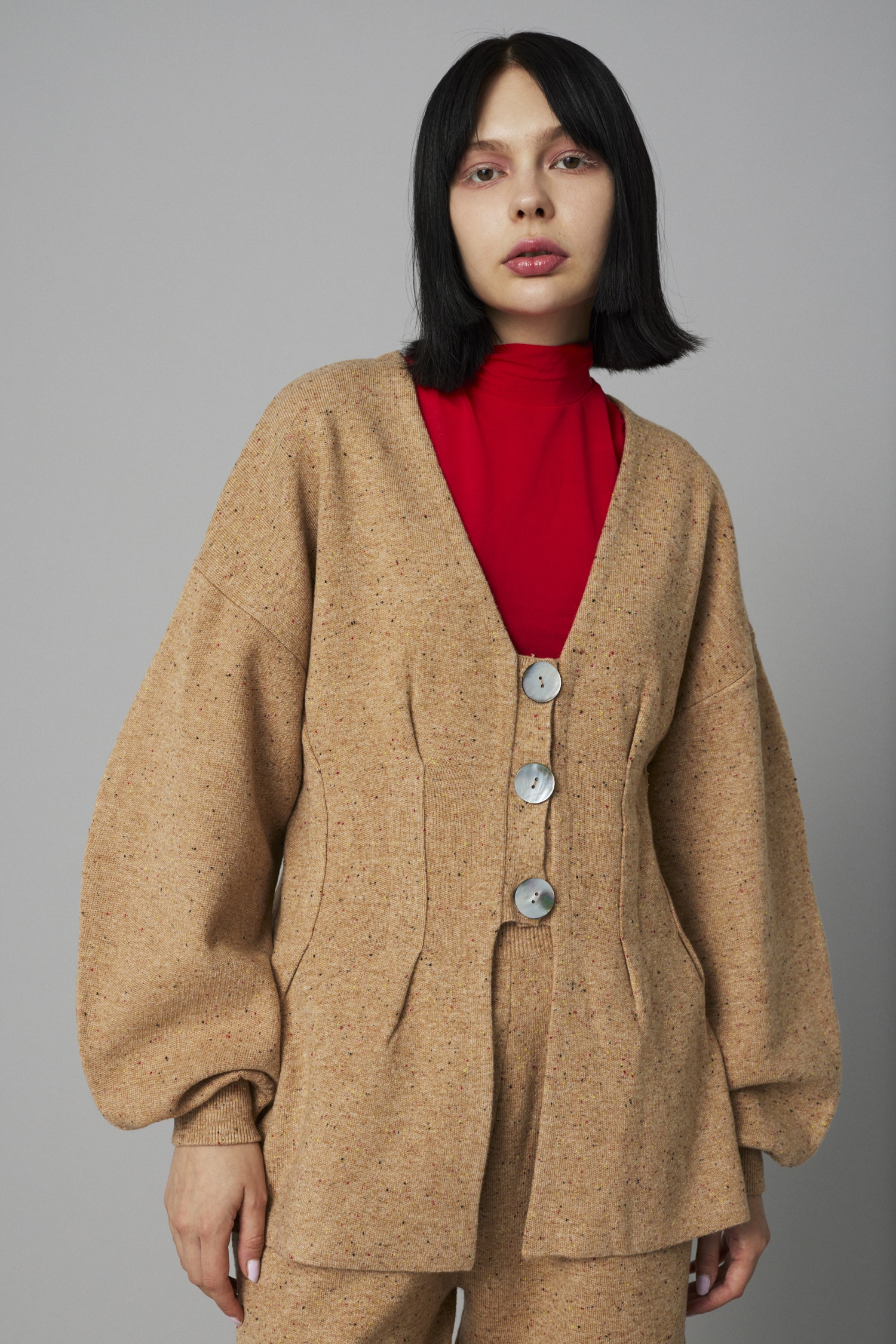 HeRIN.CYE | Nep knit cardigan (カーディガン ) |SHEL'TTER WEBSTORE