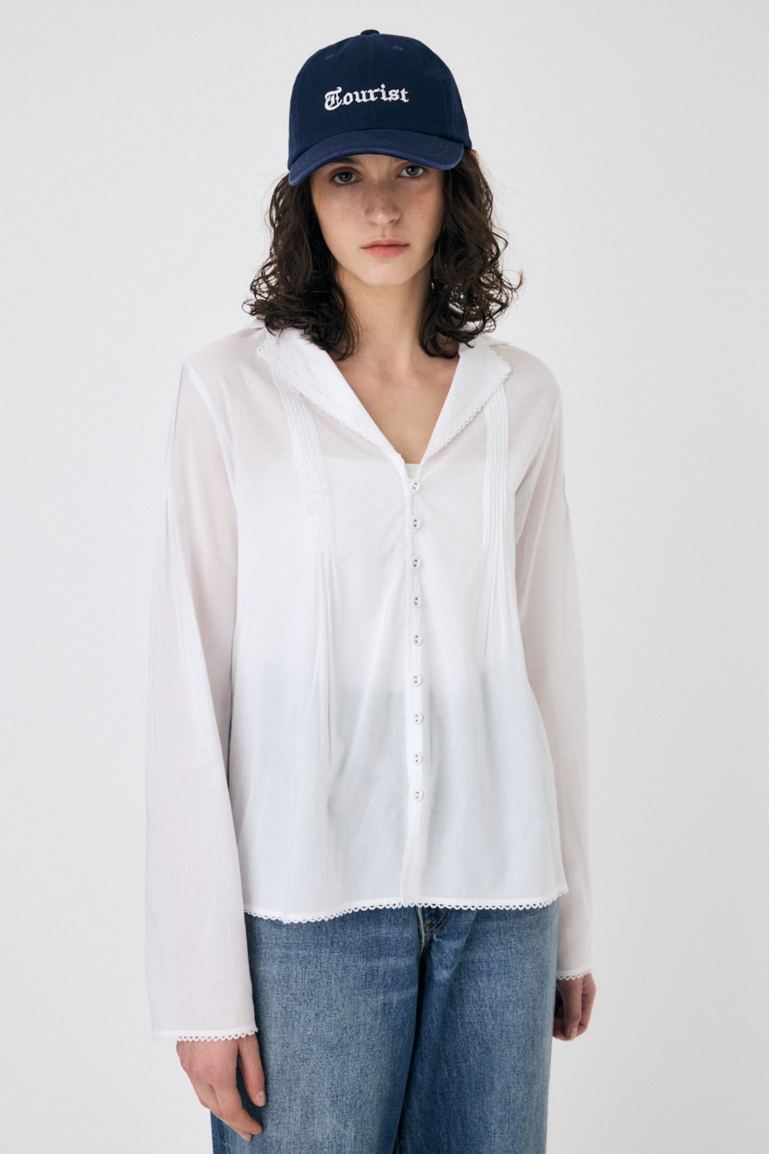 MOUSSY | COTTON PINTUCK ブラウス (シャツ・ブラウス ) |SHEL'TTER