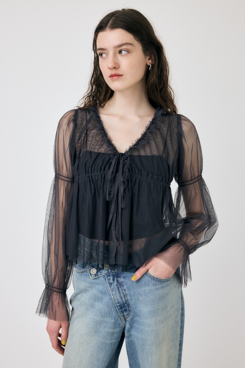 MOUSSY | TULLE LAYERED トップス (シャツ・ブラウス ) |SHEL'TTER