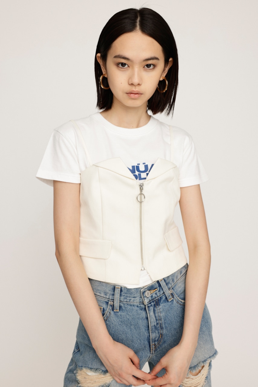 SLY | FRONT ZIP TIDY BUSTIER (キャミソール ) |SHEL'TTER WEBSTORE