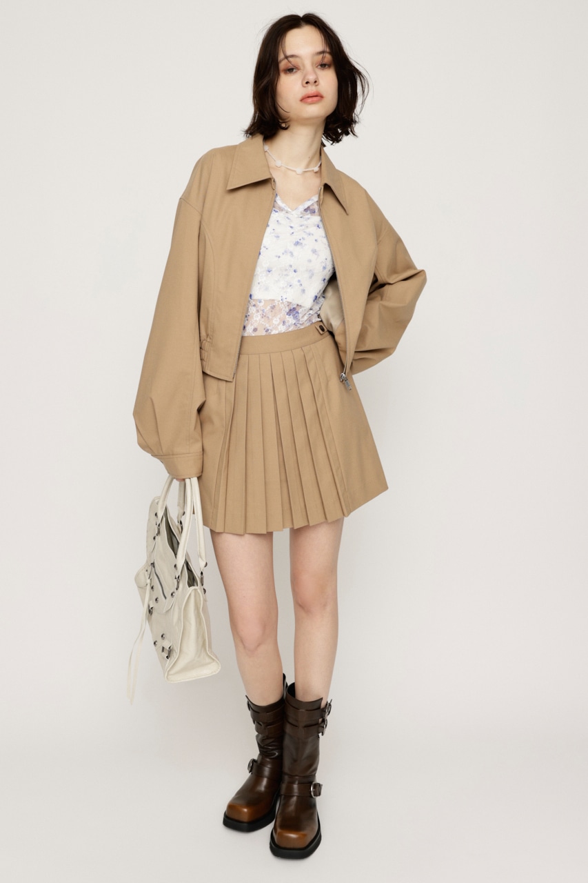 SLY | FRONT PLEATS ショートスカート (スカート(ミニ) ) |SHEL'TTER