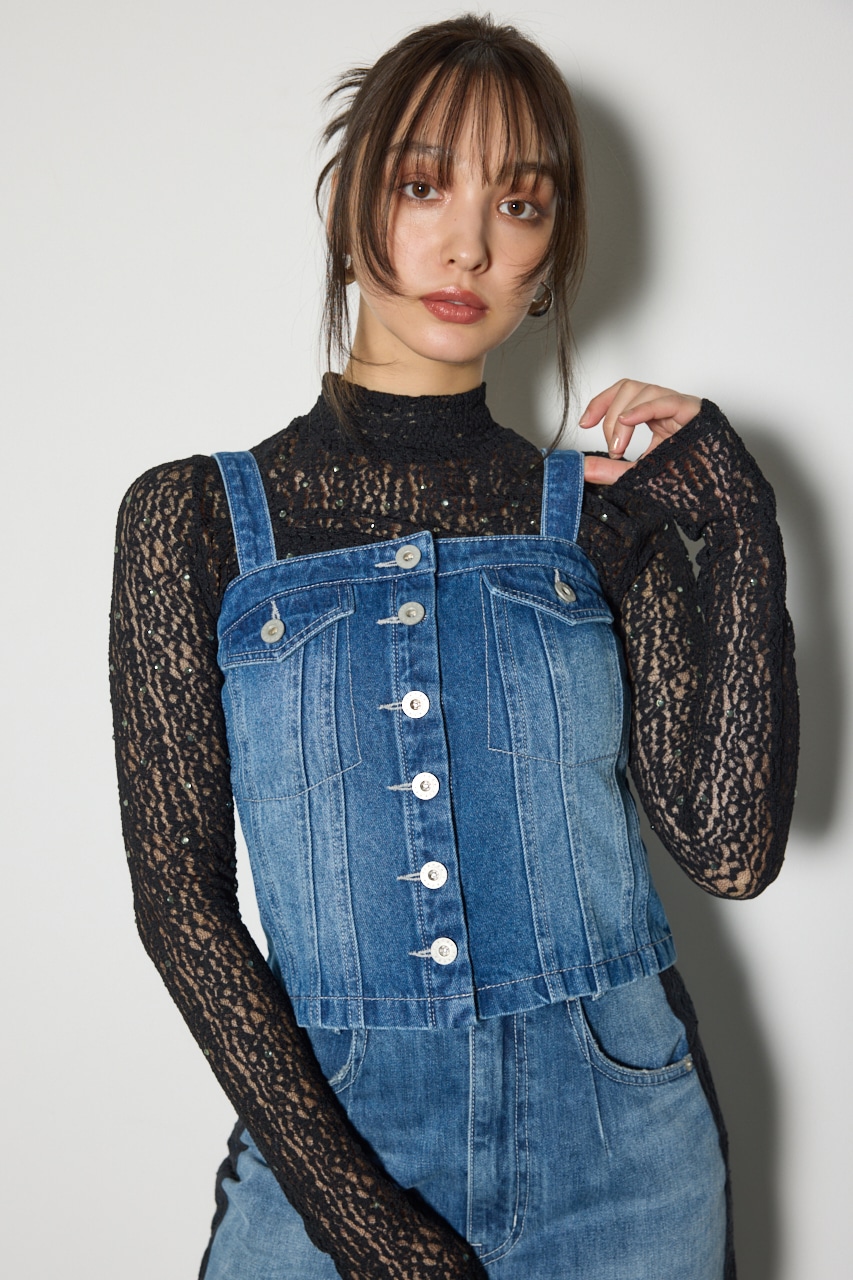 rienda | デニムベアトップス (ベアトップ ) |SHEL'TTER WEBSTORE