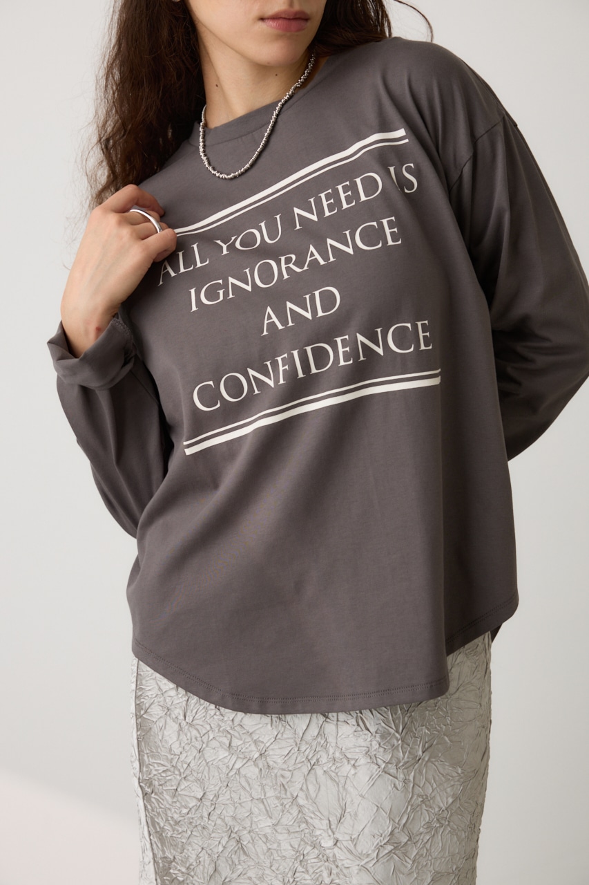 AZUL BY MOUSSY | ALL YOU NEEDロゴロンT (Tシャツ・カットソー(長袖