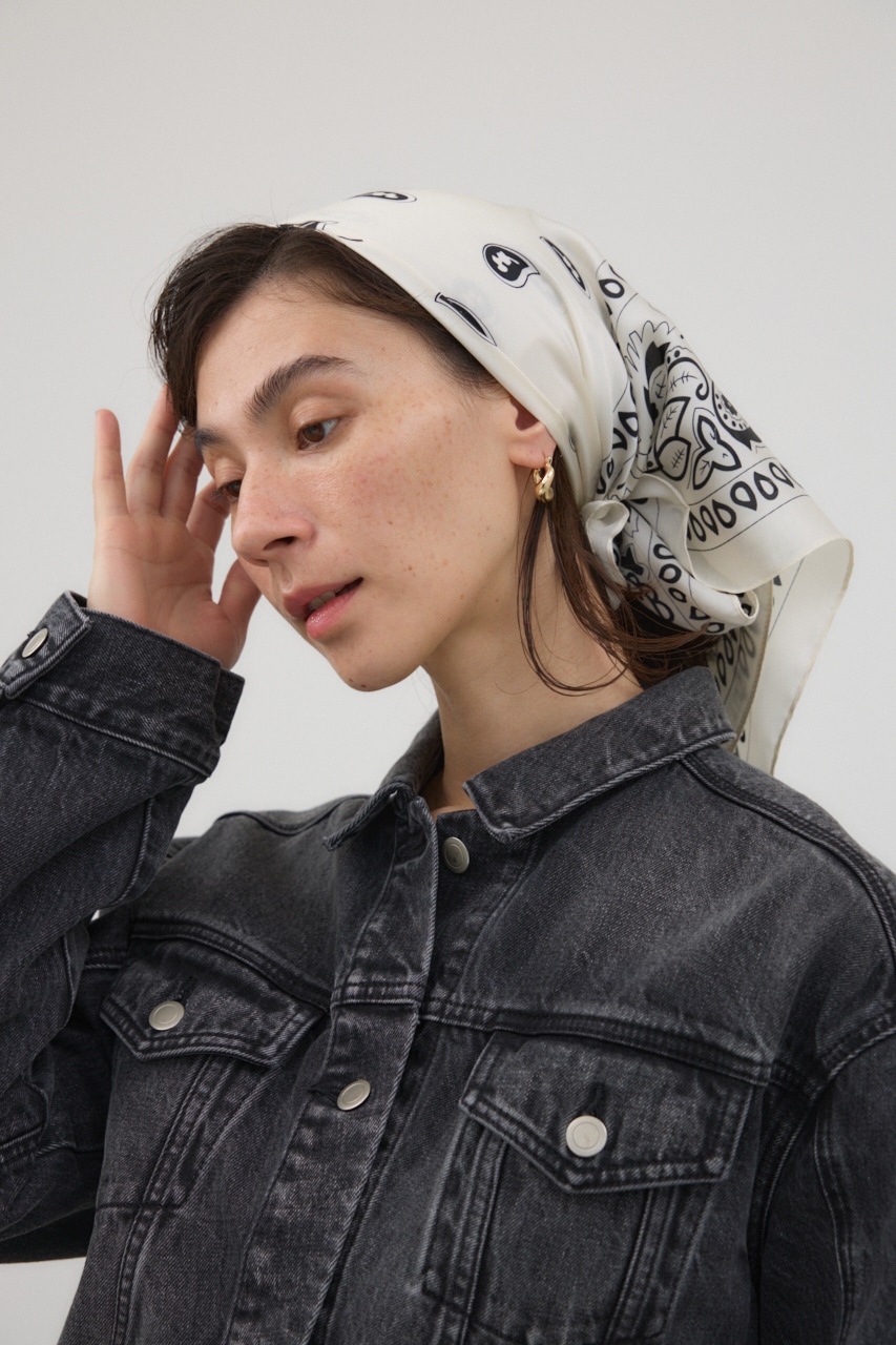 AZUL BY MOUSSY | ペイズリースカーフ (ストール・マフラー ) |SHEL