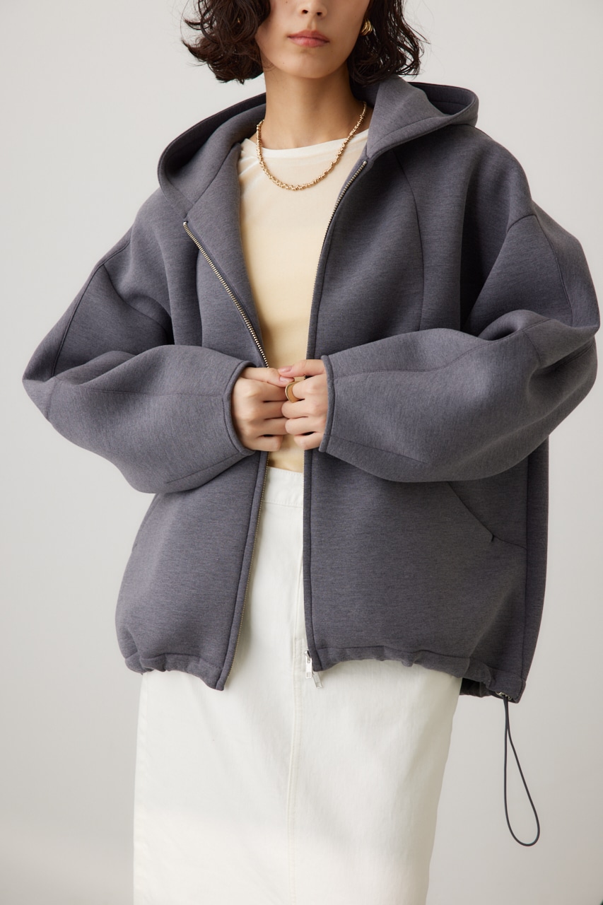 AZUL BY MOUSSY | フォルムダンボールパーカー (スウェット・パーカー